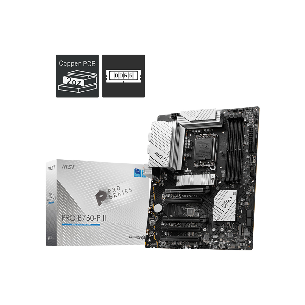 66108_2 MSI PRO B760-P II DDR5 - Afbeelding 1