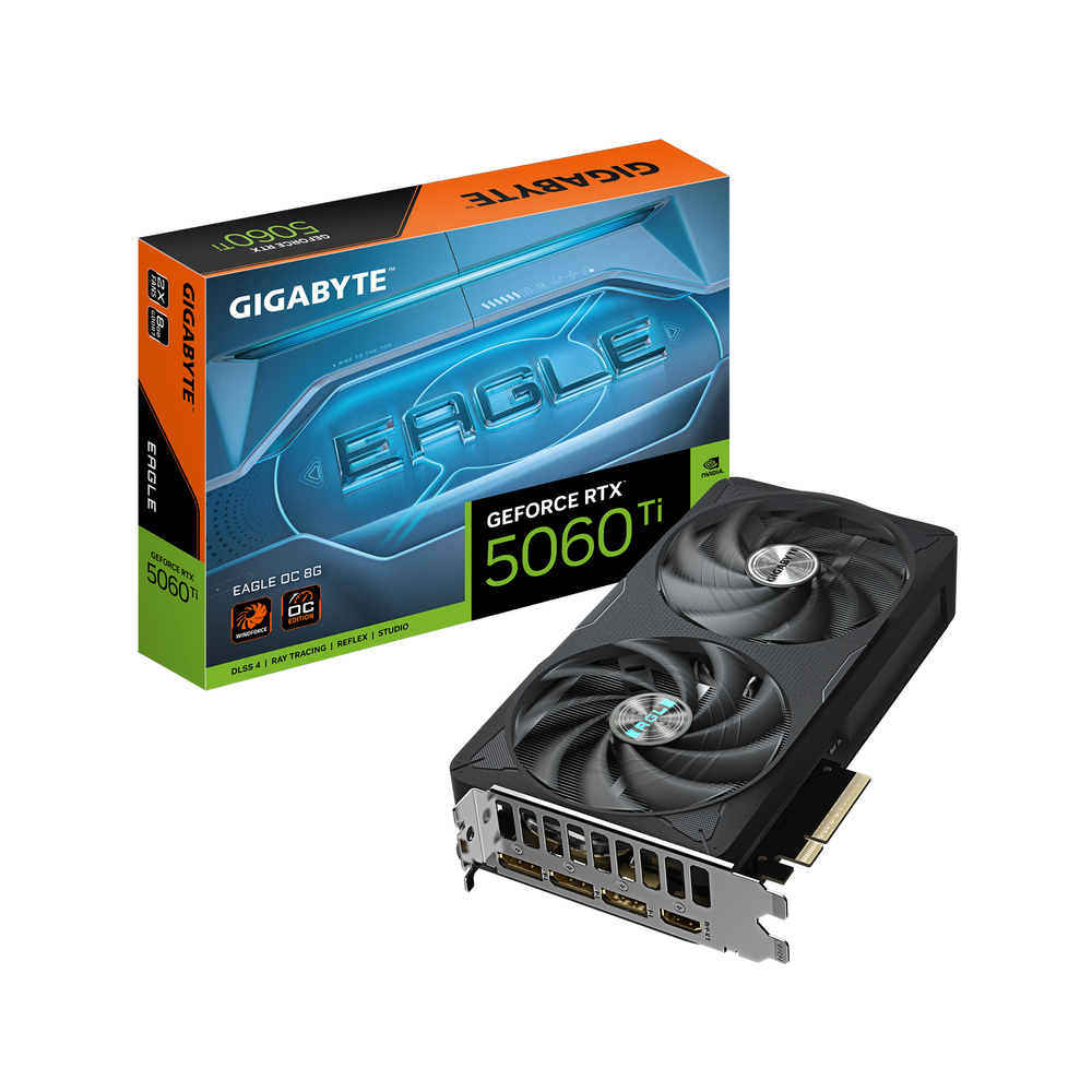68086_1 Gigabyte GeForce RTX 5060 Ti EAGLE OC 8G - Afbeelding 1