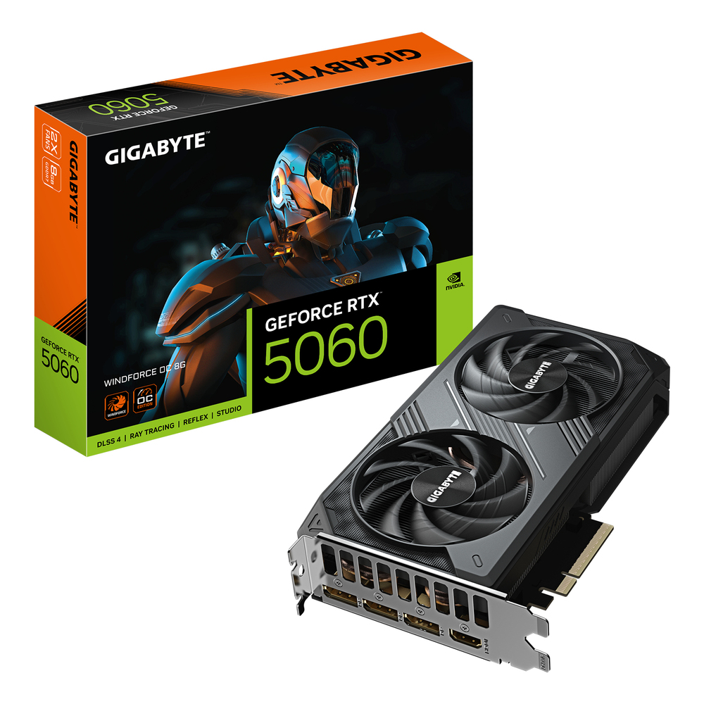 68139_1 Gigabyte GeForce RTX 5060 WINDFORCE OC 8G - Afbeelding 1