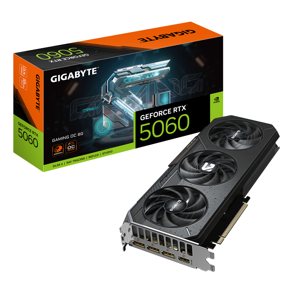 68141_1 Gigabyte GeForce RTX 5060 GAMING OC 8G - Afbeelding 1