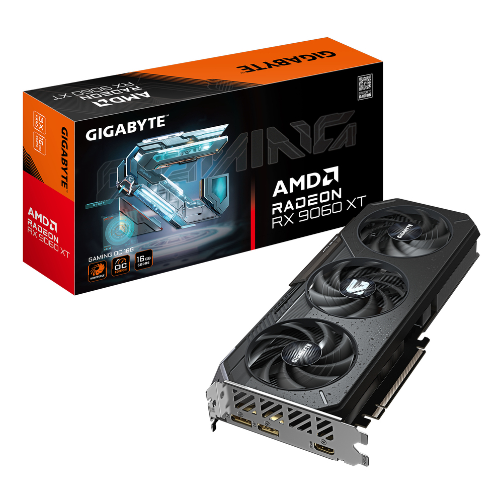 68200_1 Gigabyte Radeon RX 9060 XT GAMING OC 16G - Afbeelding 1