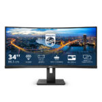 Philips B-line 346B1C Curved Zwart