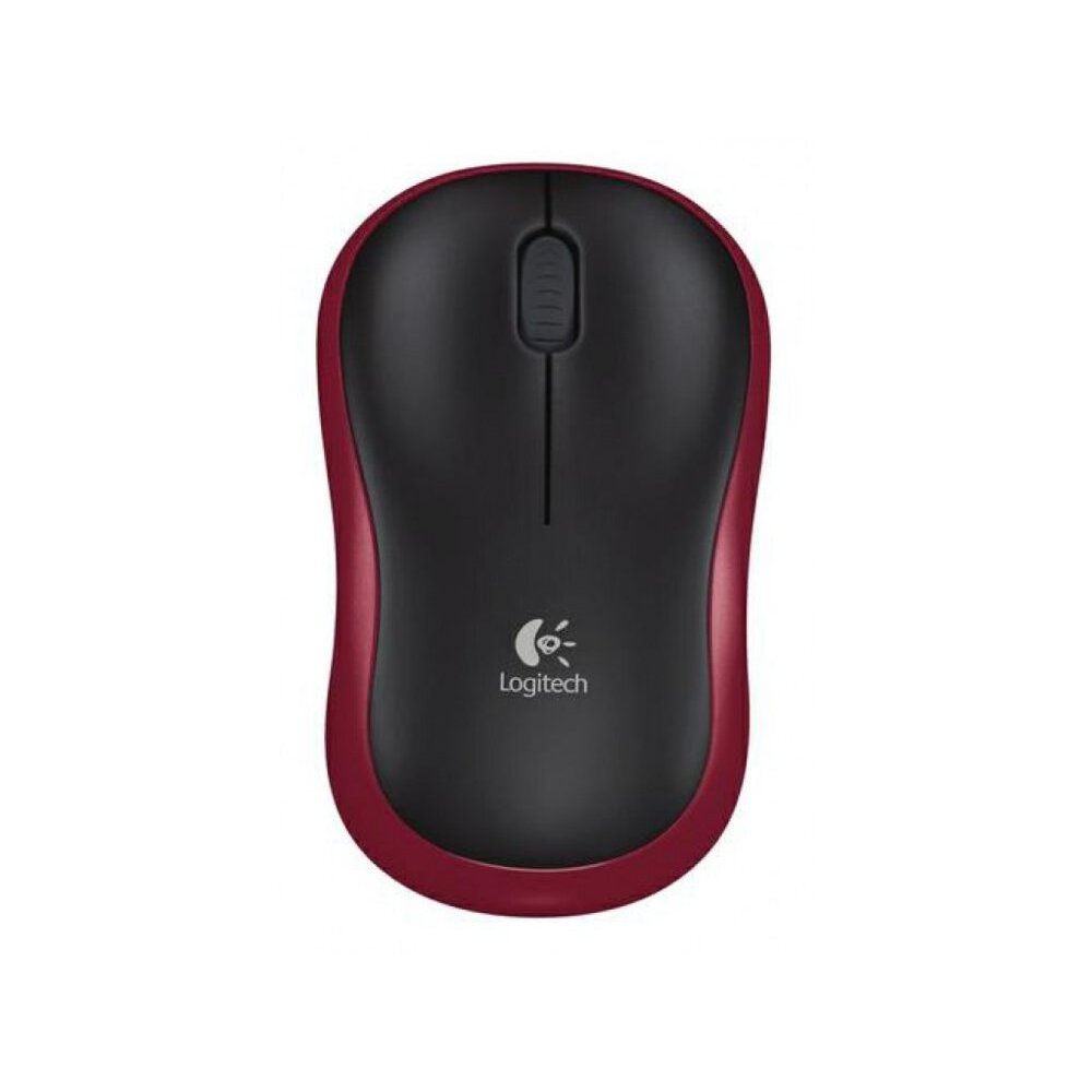 f66fb63cbd54876c2d12326f75925f42200efa90ff8bb2e2b8ece9be07391ae5 Logitech Wireless Mouse M185 Rood/Zwart - Afbeelding 1