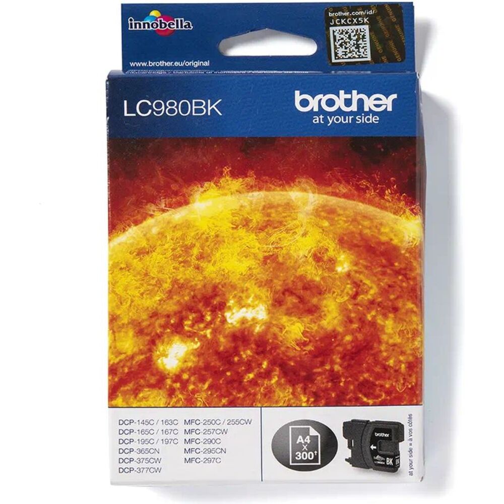46027_brother-lc-980bk-inktcartridge-zwart Brother LC-980BK Zwart 6,0ml - Afbeelding 1
