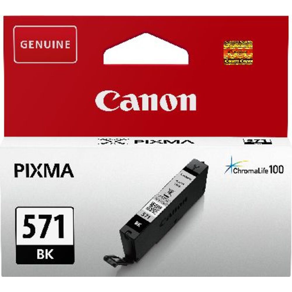 51981_canon-cli-571bk-inktcartridge-zwart Canon CLI-571BK Zwart 7,0ml - Afbeelding 1