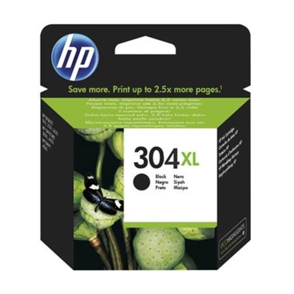 53590_1 HP 304XL Zwart 5,5ml - Afbeelding 1