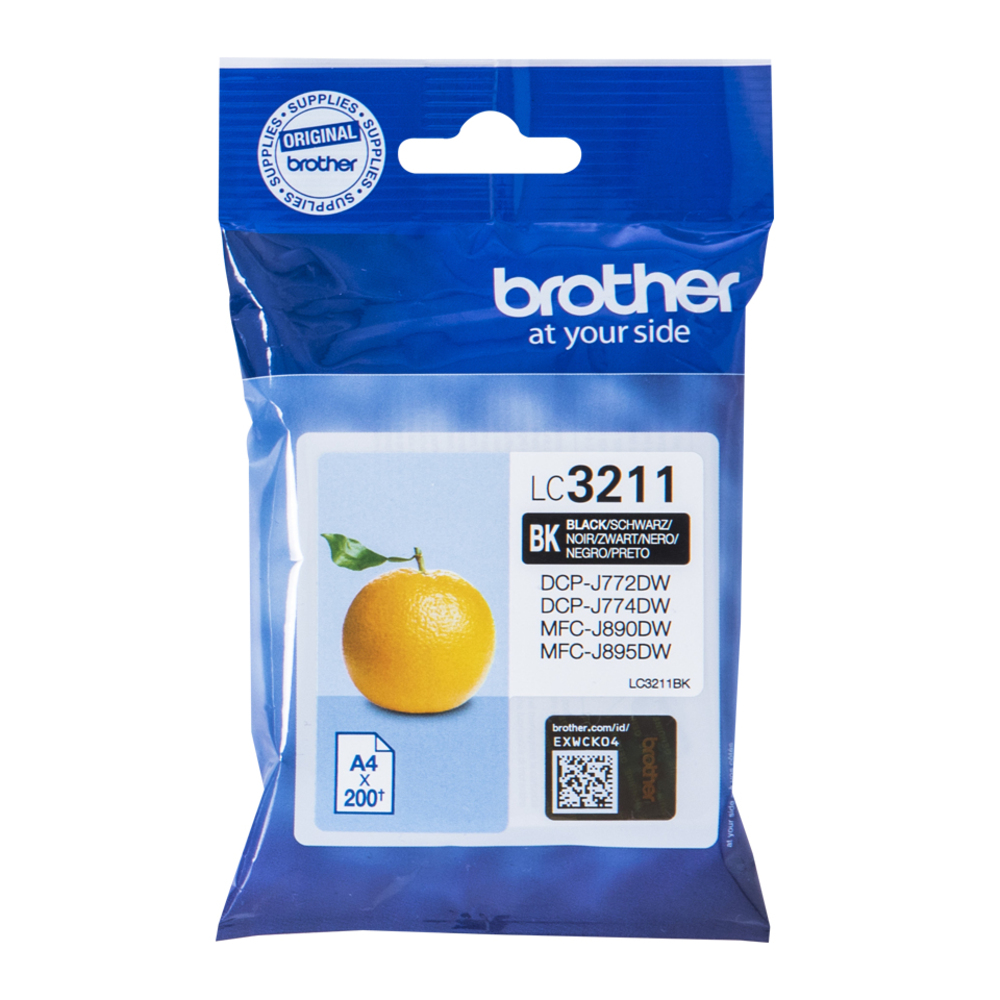 55901_1 Brother LC-3211BK Zwart - Afbeelding 1