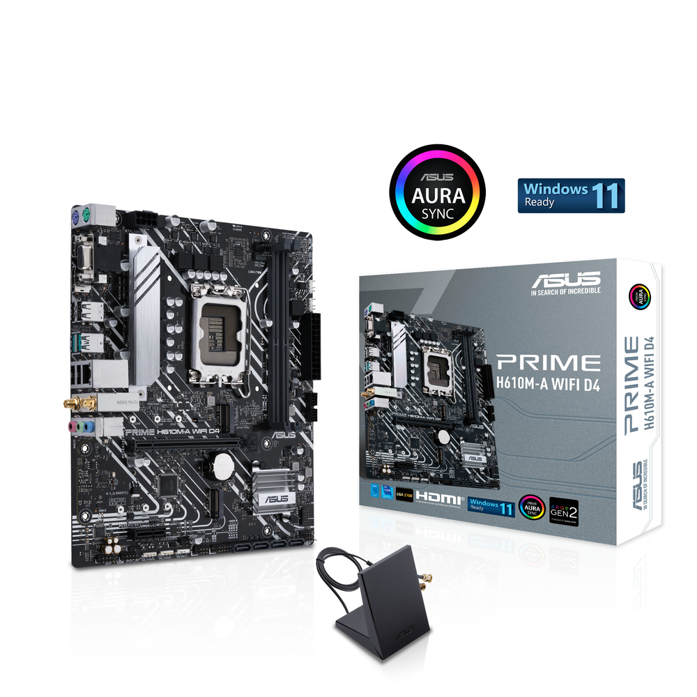 64852_6 Asus PRIME H610M-A WIFI D4 - DDR4 - Afbeelding 1