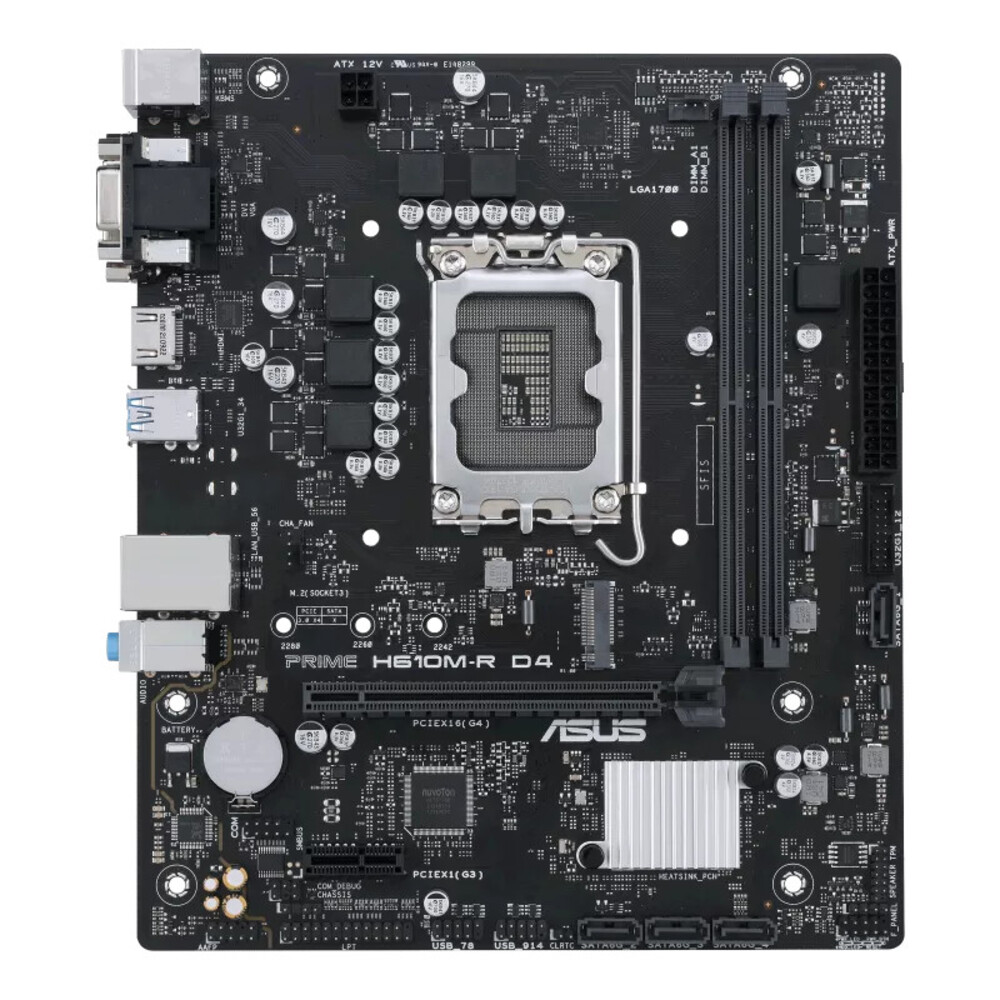 1702560675 Asus PRIME H610M-R Whitebox - DDR4 - Afbeelding 1