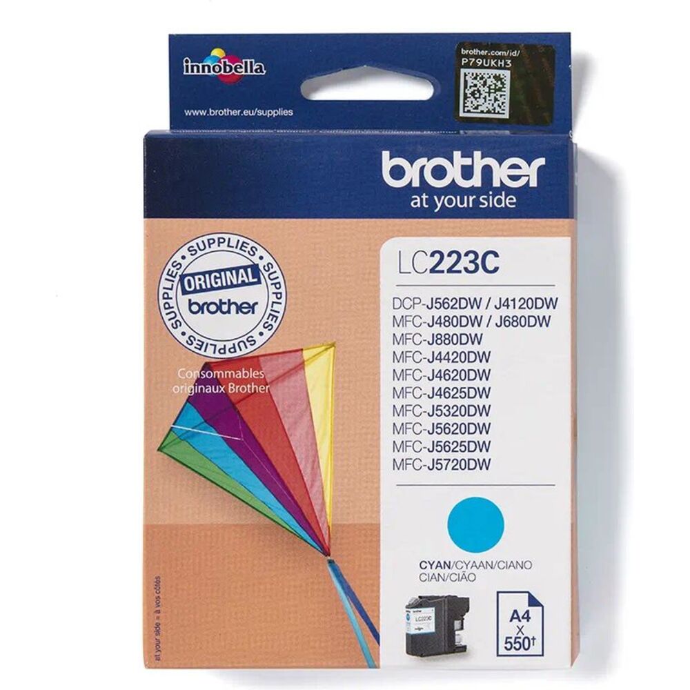 52462_brother-lc-223c-inktcartridge-cyaan Brother LC-223C Cyaan 5,9ml - Afbeelding 1