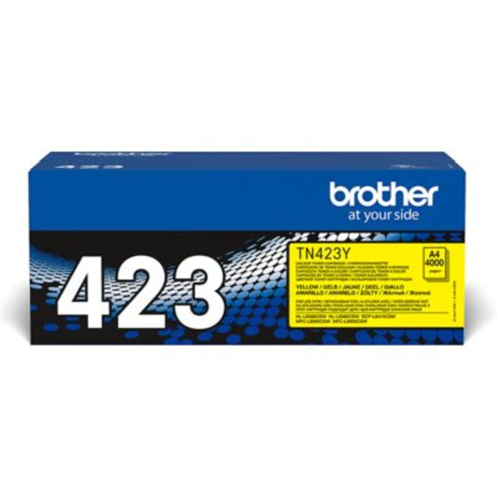55215_brother-tn-423y-toner-geel-hoge-capaciteit Brother TN-423Y Geel 4.000 pagina`s - Afbeelding 1
