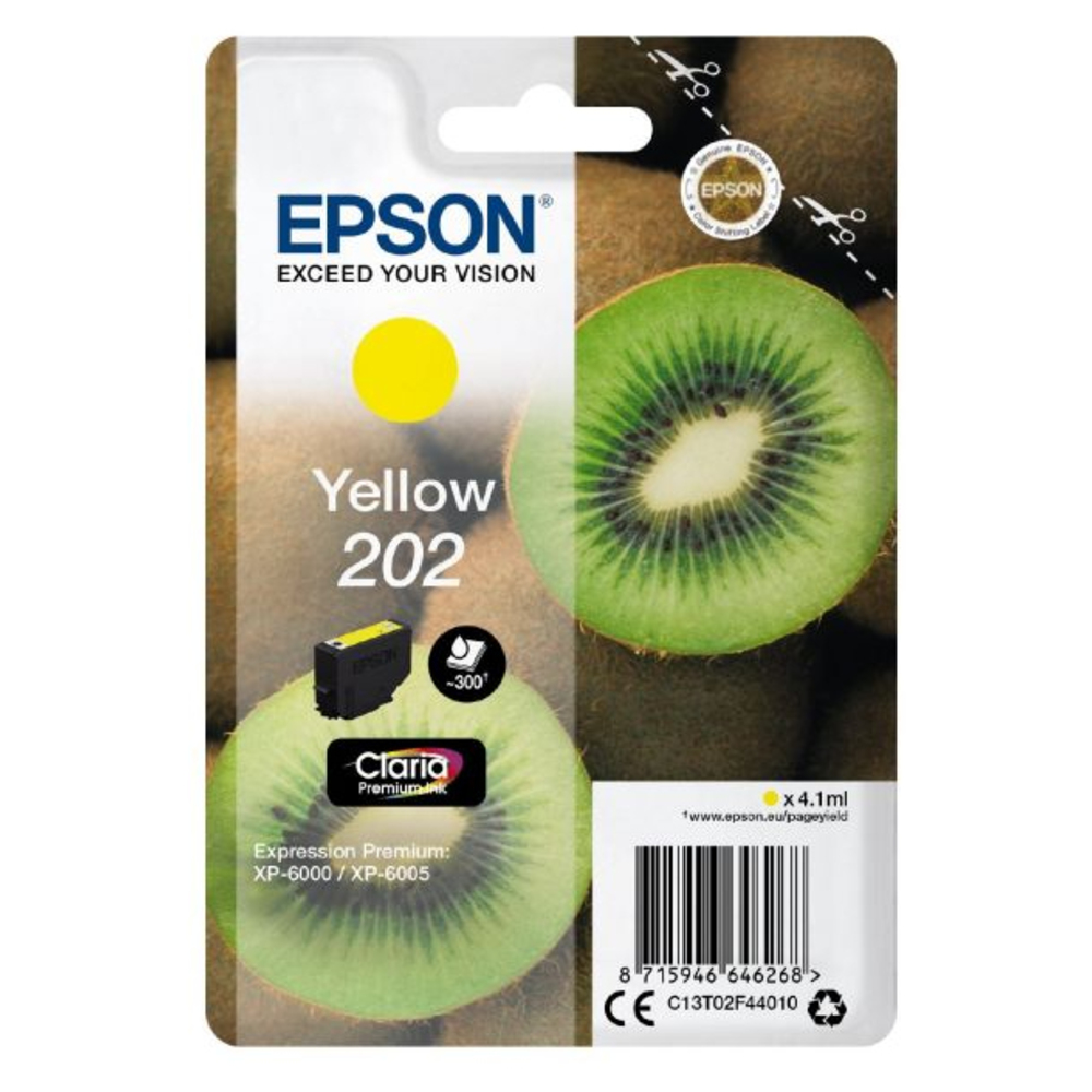 56238_1 Epson 202 Geel 4,1ml - Afbeelding 1