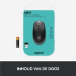 Logitech M190 Draadloze Muis Zwart/Grijs - Afbeelding 4