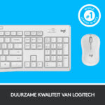 Logitech MK295 Silent Wireless Combo (Qwerty US) Wit - Afbeelding 12