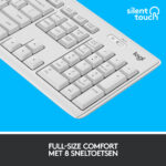Logitech MK295 Silent Wireless Combo (Qwerty US) Wit - Afbeelding 5