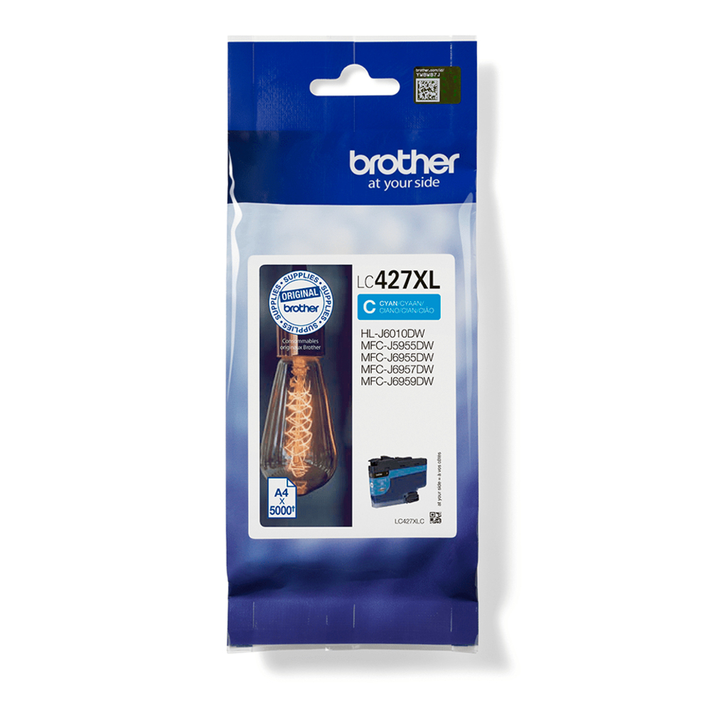 62386_2 Brother Brother LC-427XLC Cyaan - Afbeelding 1