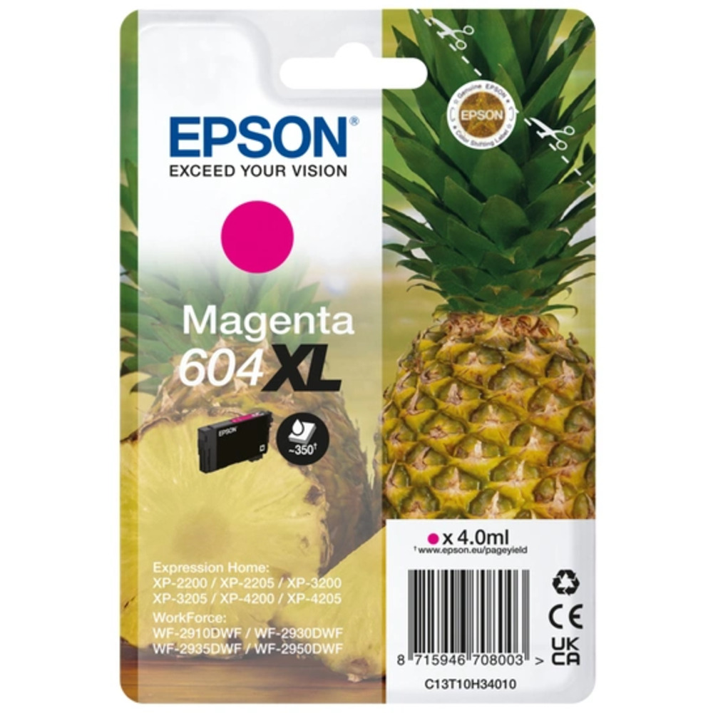 63466_2005349840 Epson 604XL Magenta 4,0ml - Afbeelding 1