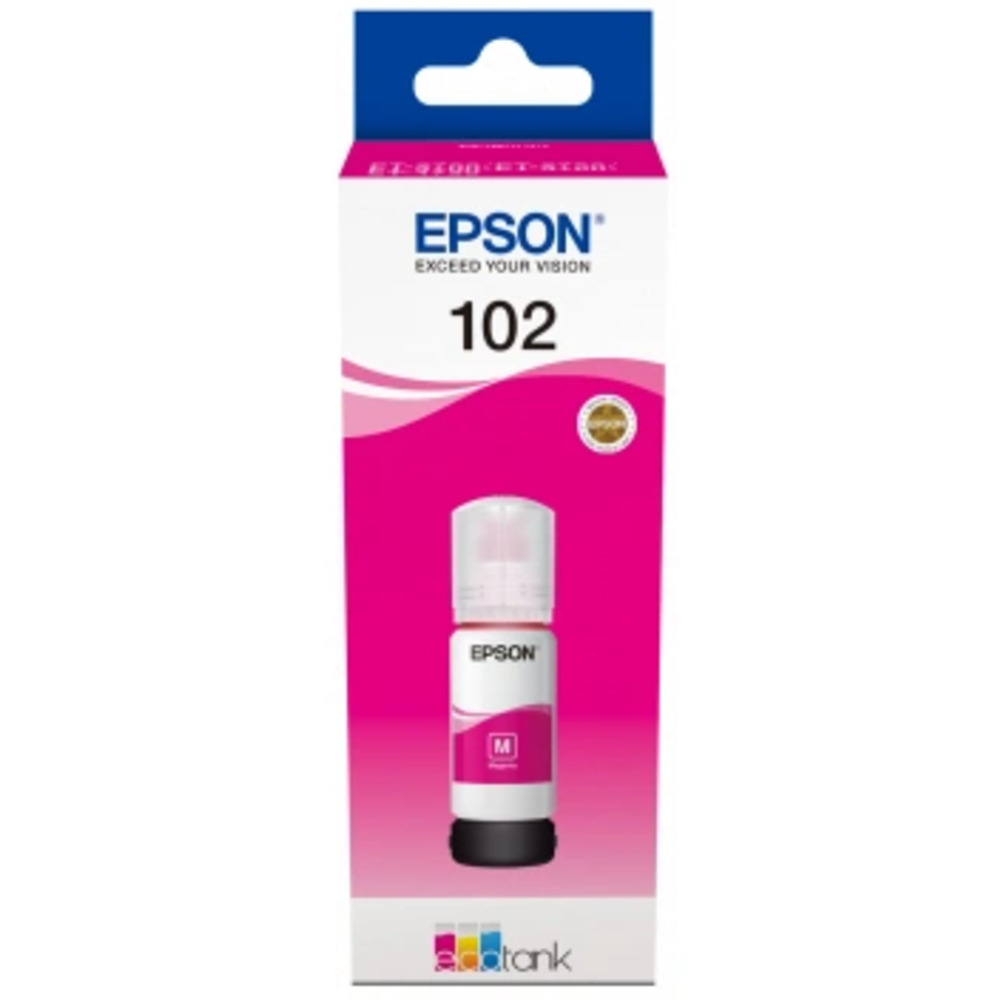 63594_2002056395 Epson 102 EcoTank Inktfles Magenta 70,0ml - Afbeelding 1