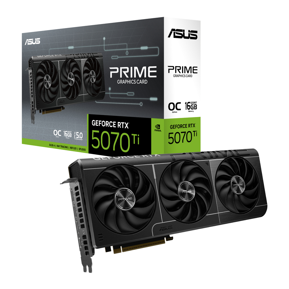 67691_12 Asus Prime GeForce RTX 5070 Ti 16GB GDDR7 OC Edition - Afbeelding 1
