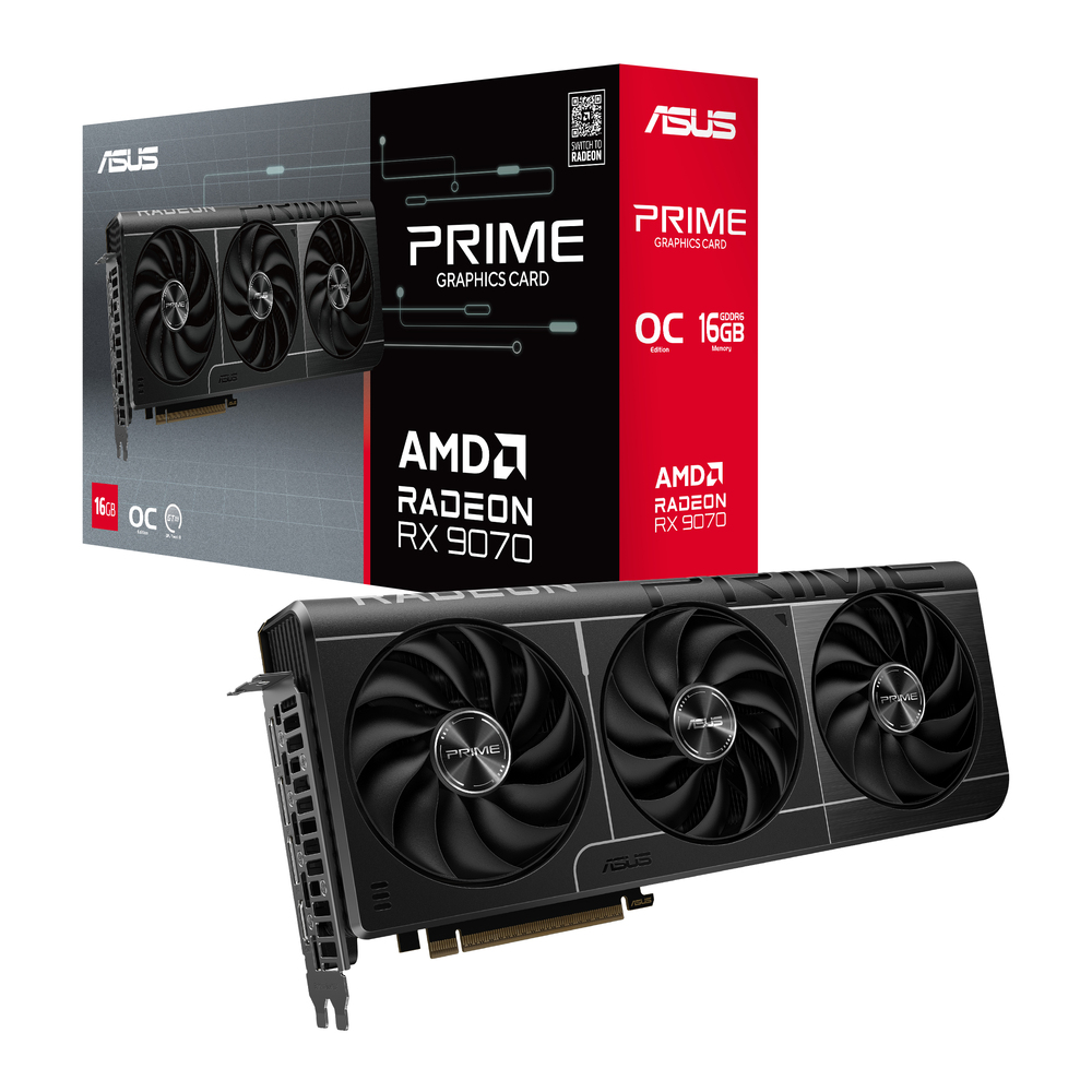 67869_13 Asus PRIME Radeon RX9070 OC 16GB - Afbeelding 1