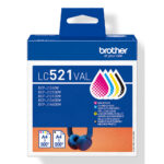 Brother LC-521VAL Combipack 4 x 500 pagina`s