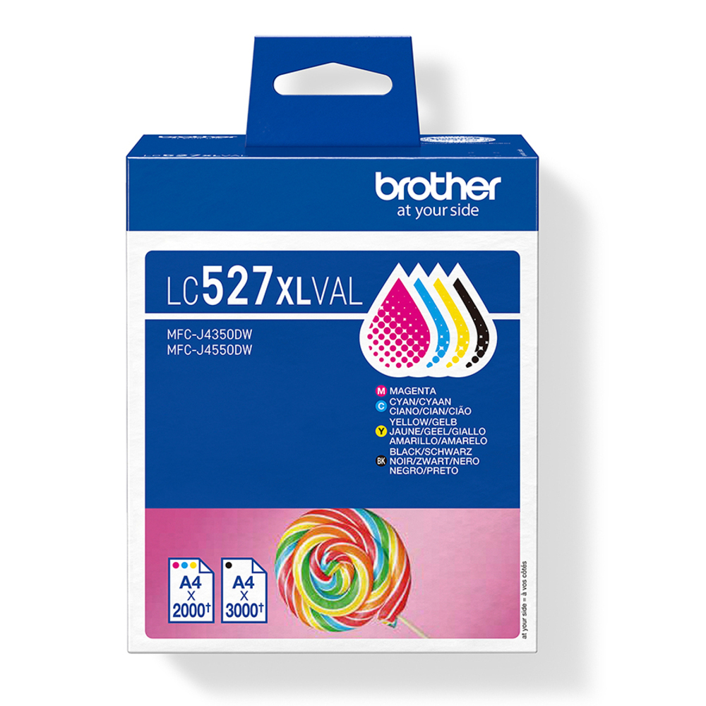 69141_1 Brother LC-527XLVAL Combipack 3.000/2.000 pagina`s - Afbeelding 1