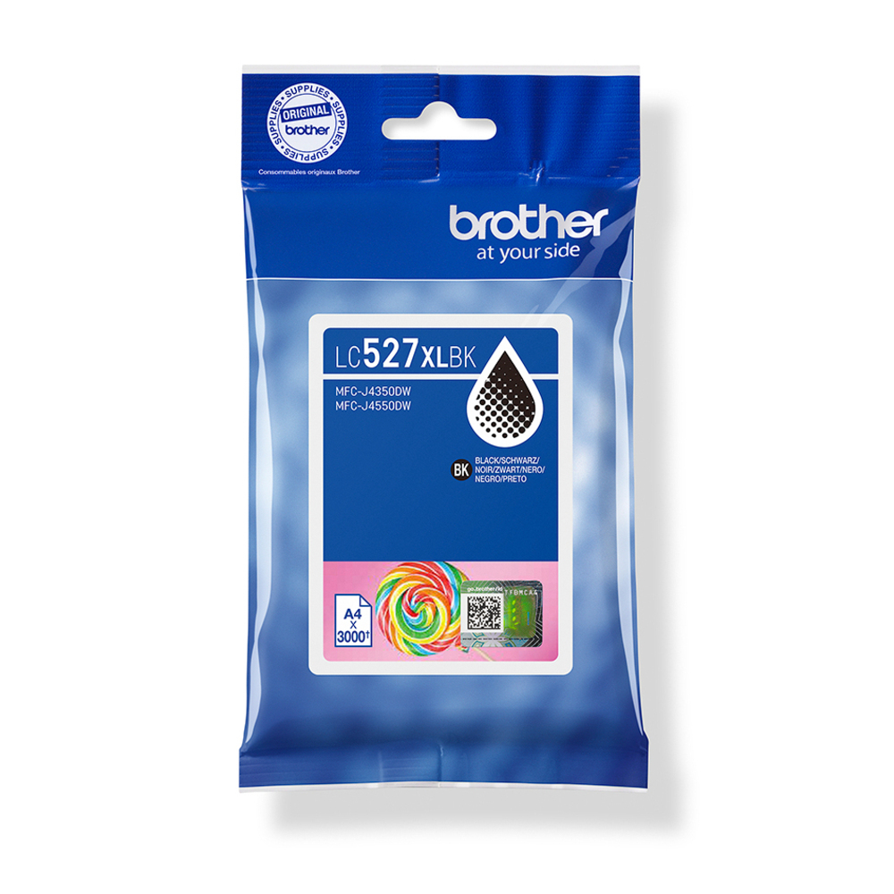 69143_1 Brother LC-527XLBK Zwart 3.000 pagina`s - Afbeelding 1