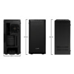 be quiet! Pure Base 600 Window Zwart - Afbeelding 3