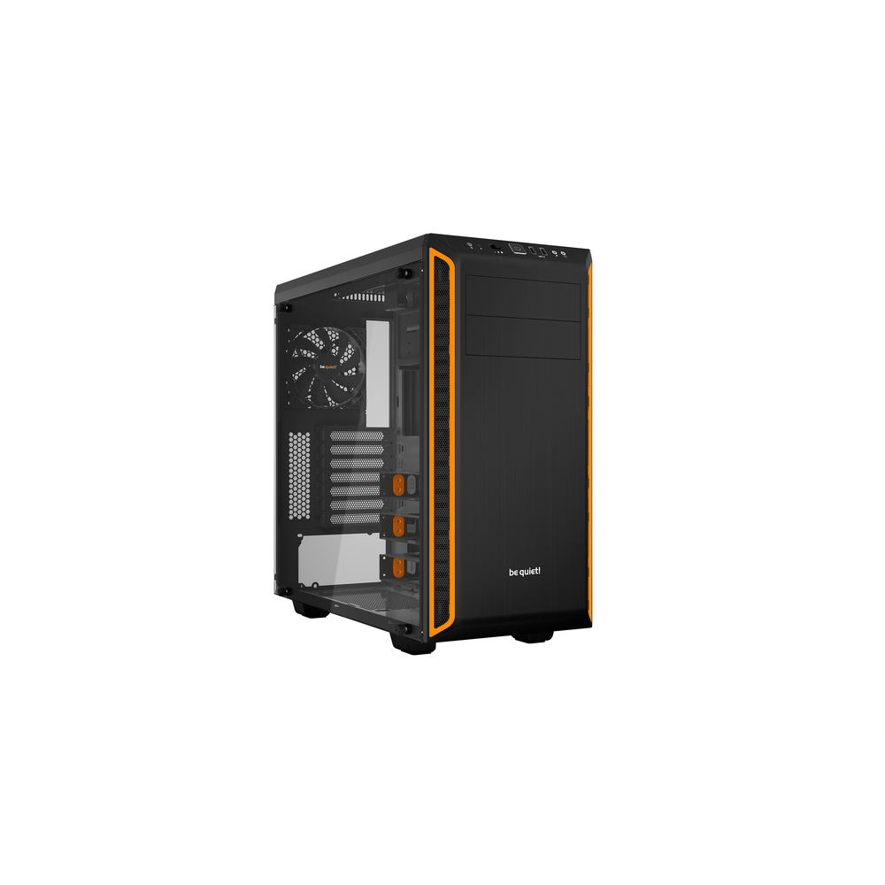 WB-14460_1 be quiet! Pure Base 600 Window Zwart/Oranje - Afbeelding 1