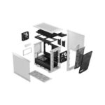 Fractal Design Design Meshify 2 Nano White TG Clear Tint - Afbeelding 21