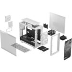Fractal Design Design Meshify 2 Lite White TG Clear Tint - Afbeelding 8