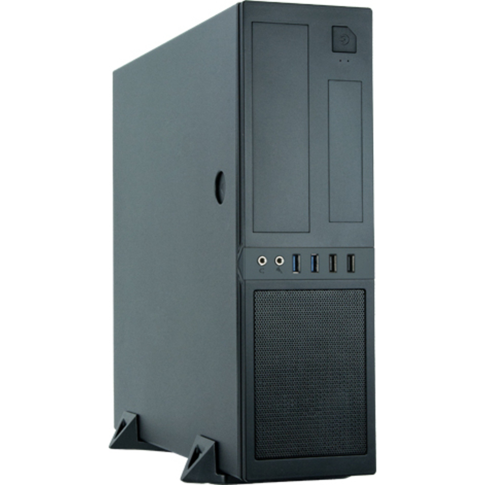 WB-24789_1_Chieftec-Mesh-CS-12B-300-Mini-Tower-Zwart-300W-Behuizing Chieftec Mesh CS-12B-300 incl 300W - Afbeelding 1