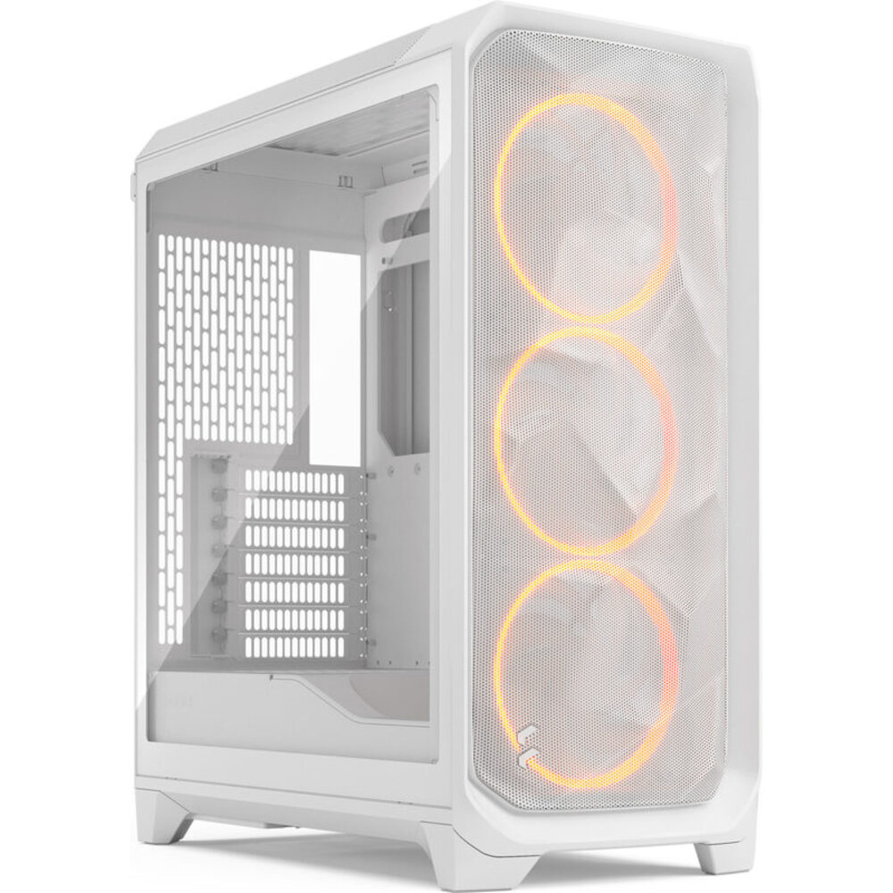 WB-25367_1_Fractal-Design-Meshify-3-White-RGB-TG-Clear-Tint-Behuizing Fractal Design Design Meshify 3 RGB TG Clear Tint Wit - Afbeelding 1