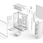 Fractal Design Design Meshify 3 Ambience Pro RGB TG Clear Tint Wit - Afbeelding 12