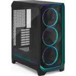 Fractal Design Design Meshify 3 Ambience Pro RGB TG Light Tint Zwart - Afbeelding 2