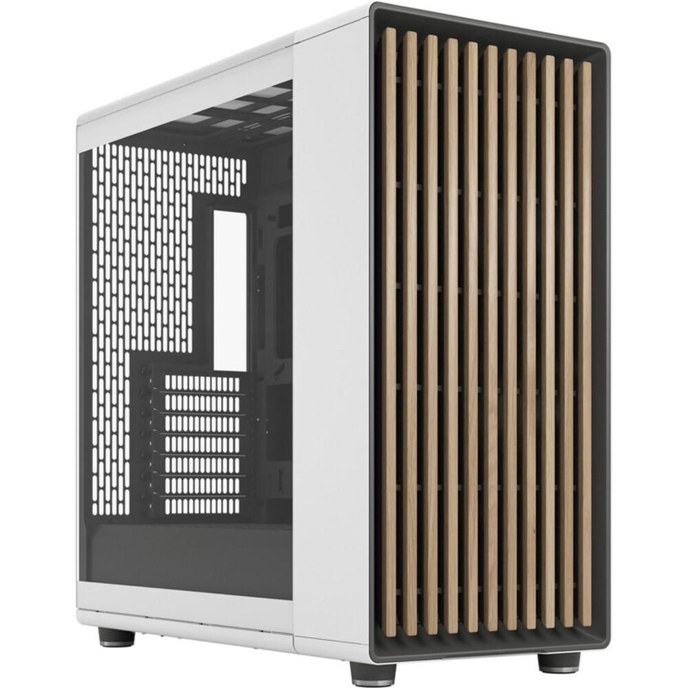 WB-25454_1_Fractal-Design-North-XL-RC-Chalk-White-TG-Clear-Behuizing Fractal Design Design North XL RC Chalk White TG Clear - Afbeelding 1