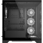 XPG Invader X, met 5 fans en riser cable, Zwart - Afbeelding 3