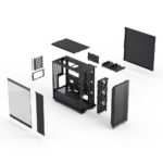 Fractal Design Design Epoch, Black TG RGB Light Tint - Afbeelding 17