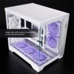 Chieftec VISIO, tempered glass front, Wit - Afbeelding 12