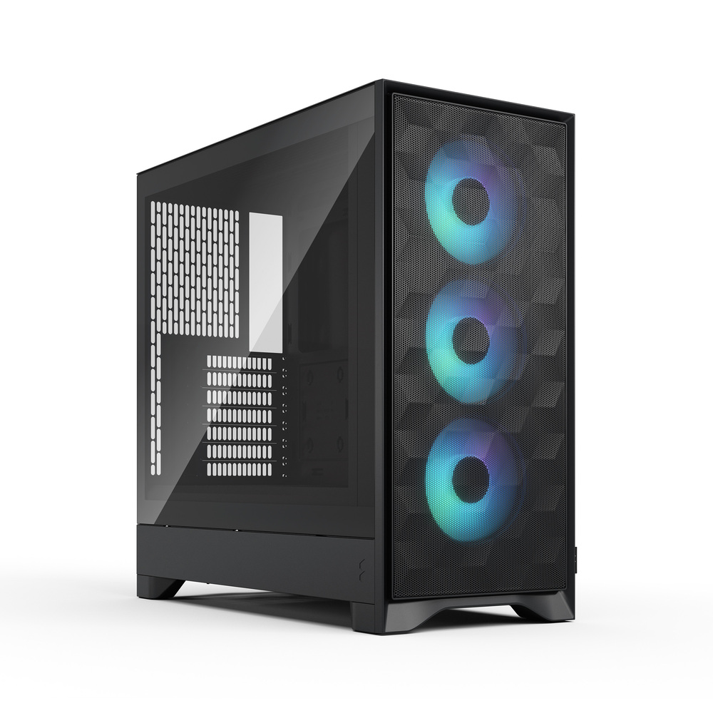 WB-26689_01_Pop-2-Air_RGB_Black_TGL_Left-Front-2 Fractal Design Design Pop 2 Air Black TG RGB - Afbeelding 1
