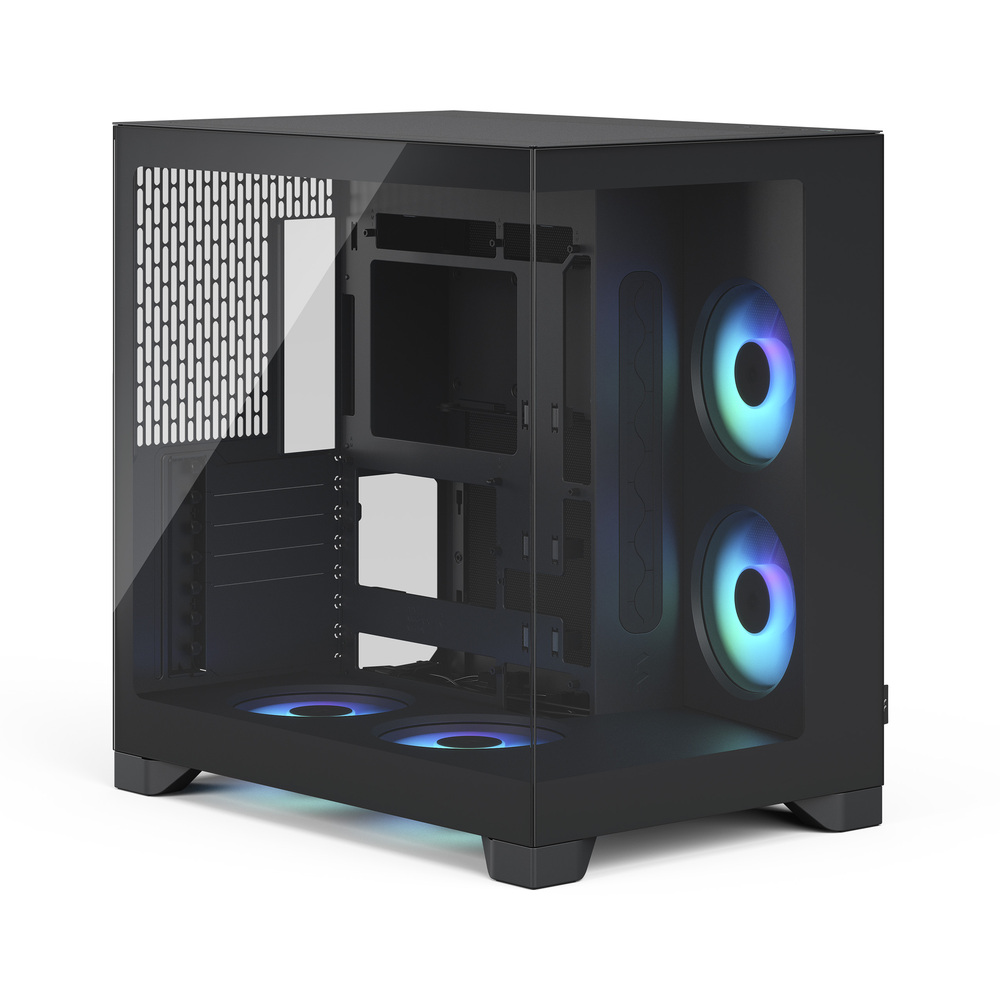 WB-26836_03_Pop-2-Vision_RGB_Black_TGL_Left-Front-Above Fractal Design Design Pop 2 Vision Black RGB - Afbeelding 1
