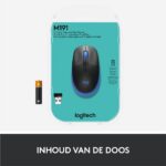 Logitech M190 Draadloze Muis Zwart/Blauw - Afbeelding 5