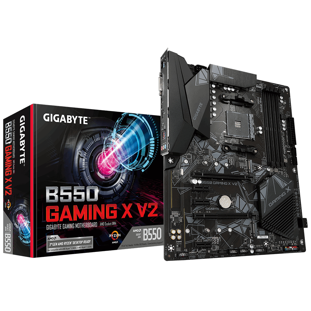 60796_1 Gigabyte B550 GAMING X V2 - DDR4 - Afbeelding 1