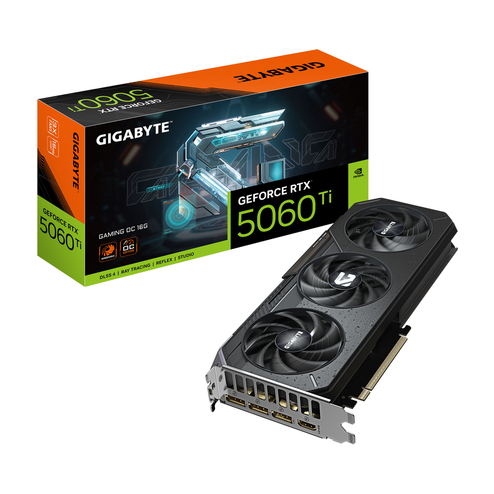 68087_1 Gigabyte GeForce RTX 5060 Ti Gaming OC 16G - Afbeelding 1