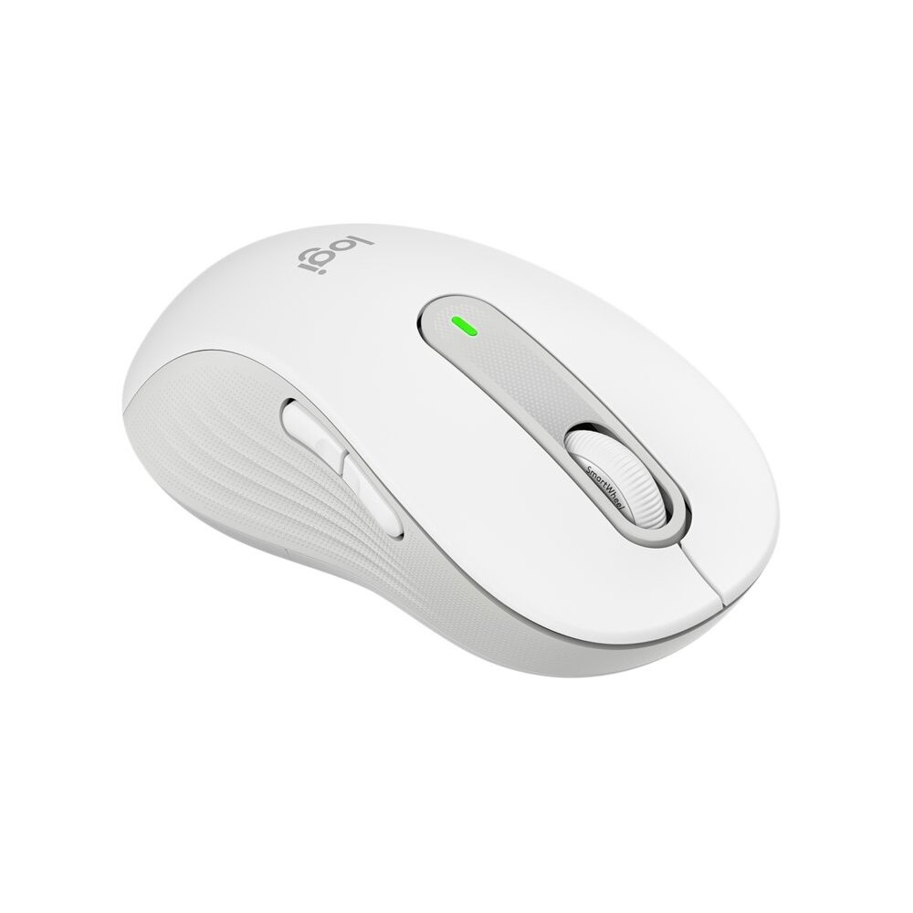075cc8f9908e0215e69382039c956c2cd28a69ebec5cc409ebaadc2cd6d65682 Logitech Signature M650 Large Linkshandig Wit - Afbeelding 1