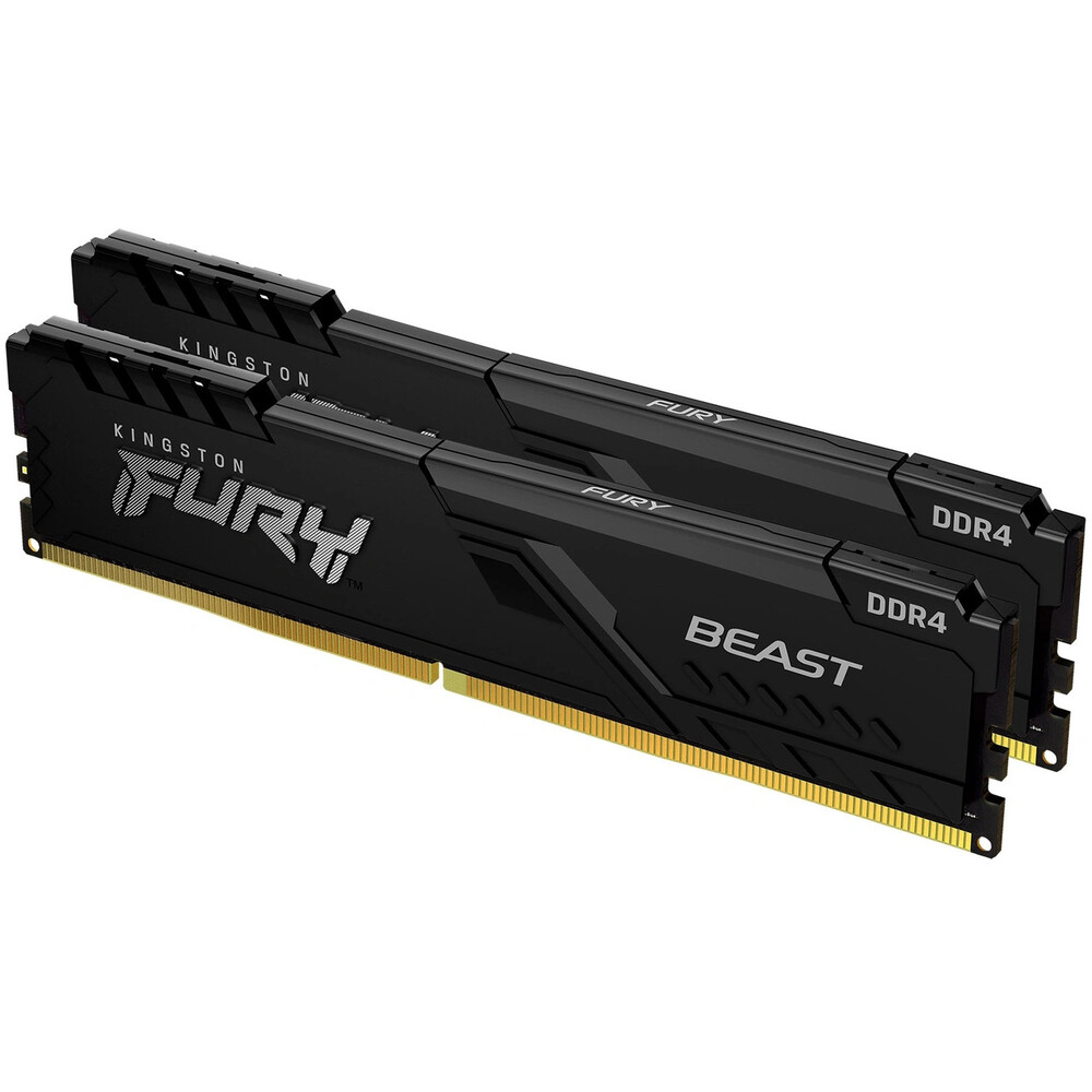 1697038482 Kingston FURY Beast Black 32GB DDR4/3200 (2x16GB) DIMM - Afbeelding 1
