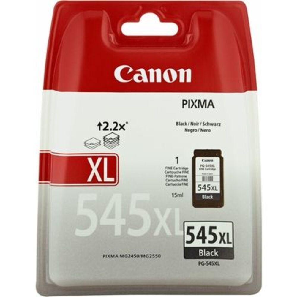 46834_canon-pg-545xl-inktcartridge-zwart-hoge-capaciteit Canon PG-545XL Zwart 15,0ml - Afbeelding 1