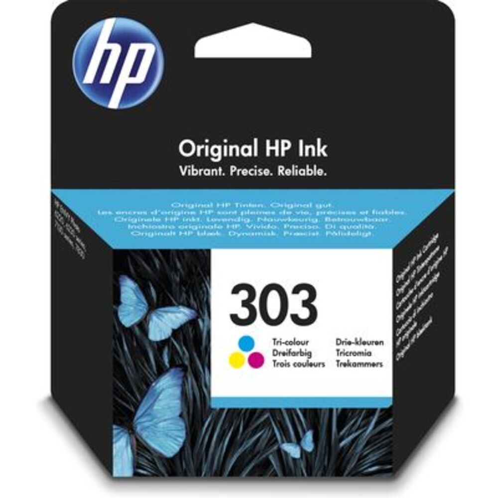 55758_hp-303-t6n01ae-inktcartridge-3-kleuren HP 303 Kleur 4ml - Afbeelding 1