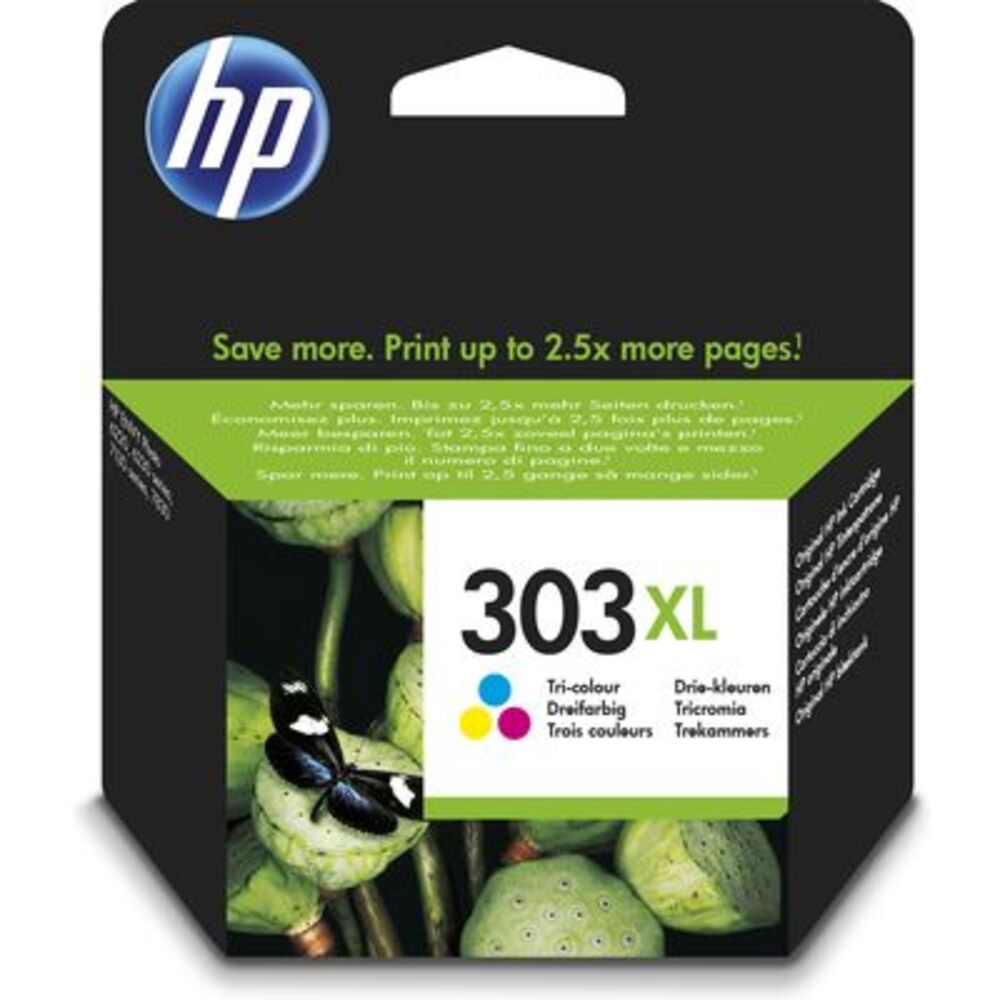 55796_hp-303xl-t6n03ae-inktcartridge-3-kleuren-hoge-capaciteit HP 303XL Kleur 10ml - Afbeelding 1