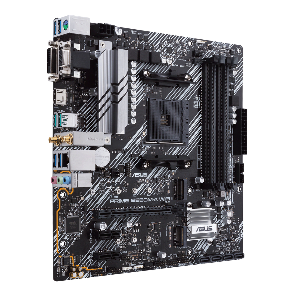 63940_2 Asus PRIME B550M-A WIFI II- DDR4 - Afbeelding 1